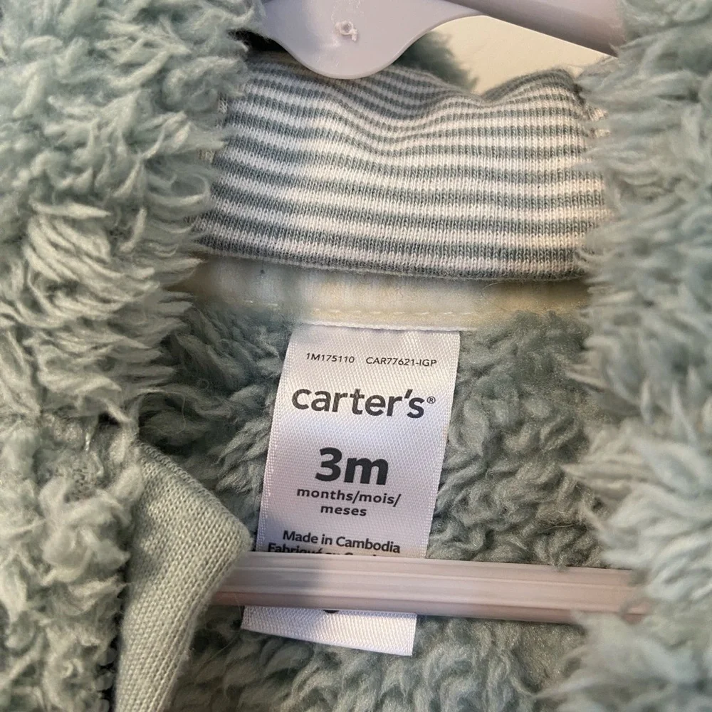 EUC |‎ Carter’s baby bear one piece — 3 months